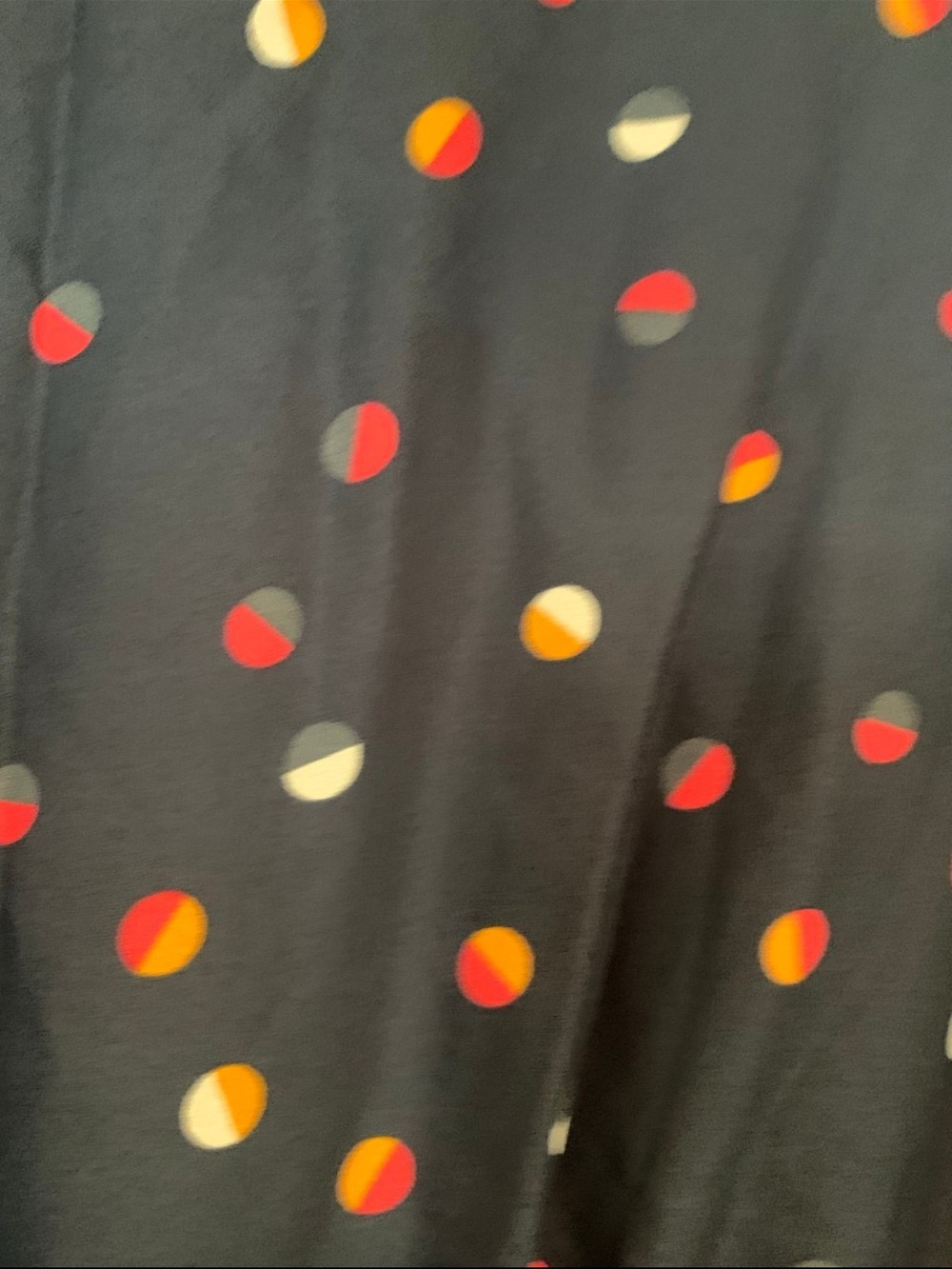 ModCloth ‘Fits of Bliss’ Navy Polka Dot Wrap Midi Dress Size 2X - Picture 6 of 9